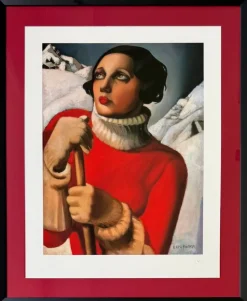 Pamono Tamara de Lempicka, St Moritz, 1929 / 2023, Giclée Print> Art Deco|Prints & Multiples