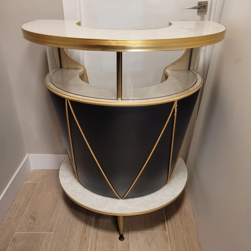 Discount Pamono Tambor Bar Cabinet, 1960s