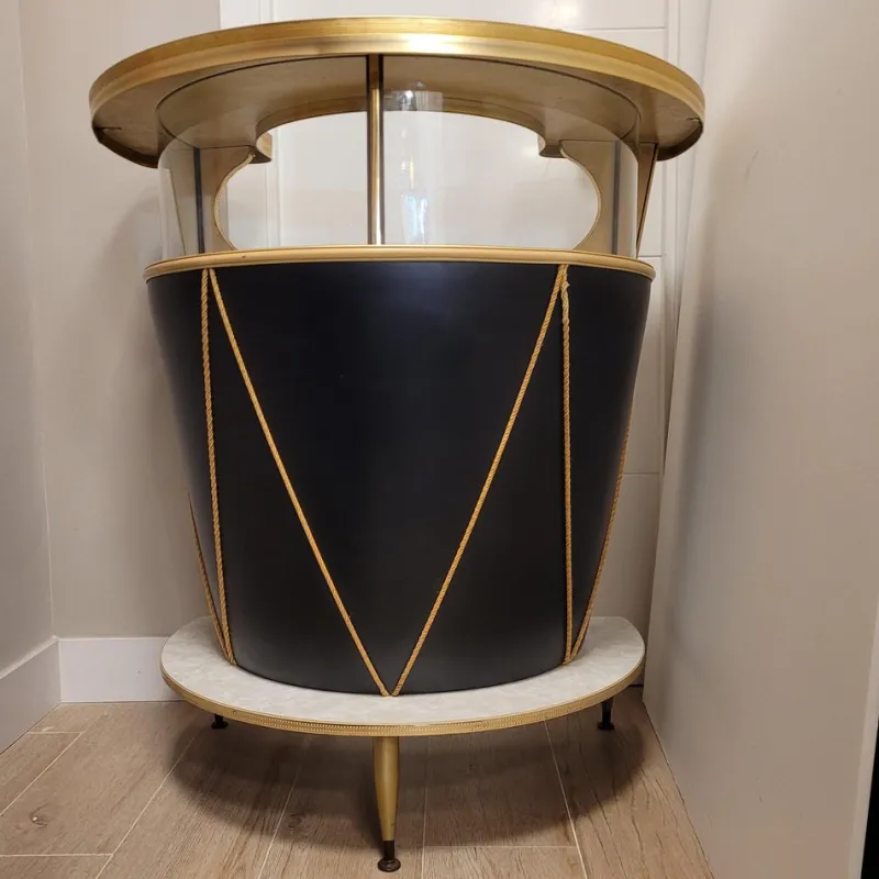 Discount Pamono Tambor Bar Cabinet, 1960s