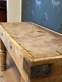 Pamono Tan Beech Butcher Table><noscript><img width=