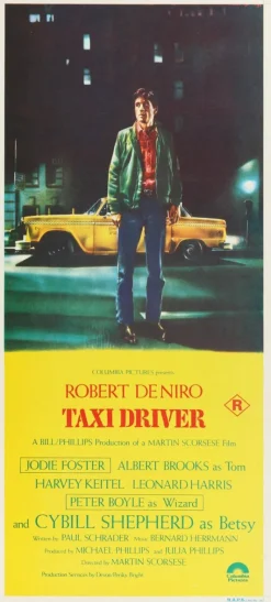 Discount Pamono Taxi Driver Original Vintage Movie Poster, Australian, 1976