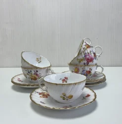 Discount Pamono Tea Cups in French Porcelain, Set of 6