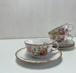 Discount Pamono Tea Cups in French Porcelain, Set of 6