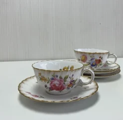 Discount Pamono Tea Cups in French Porcelain, Set of 6