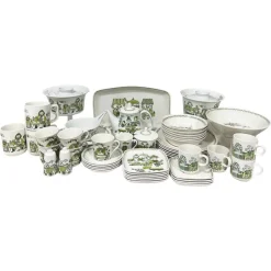 Discount Pamono Tea Service attributed to Turi Design for Figgjo Flint, Norway, 1980s, Set of 55