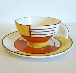 New Pamono Tea Service by Eva Stricker-Zeisel for Schramberg, 1920s, Set of 9