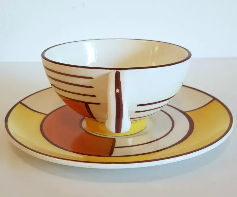 New Pamono Tea Service by Eva Stricker-Zeisel for Schramberg, 1920s, Set of 9