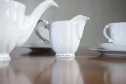 Pamono Tea Service for Six People from Bogucice Porcelain, Set of 21><noscript><img width=
