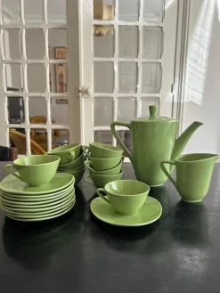 Outlet Pamono Tea Service from Saint Clément, 1950s, Set of 22