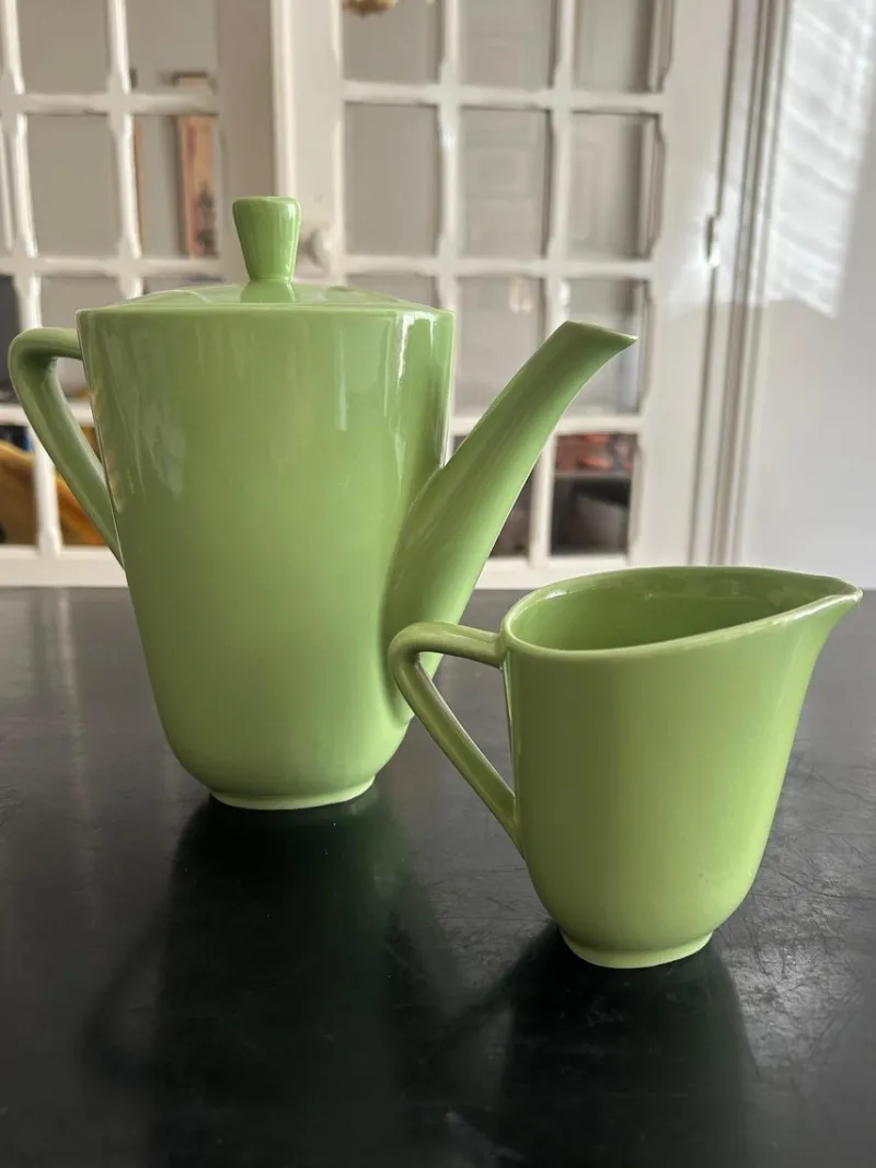 Outlet Pamono Tea Service from Saint Clément, 1950s, Set of 22