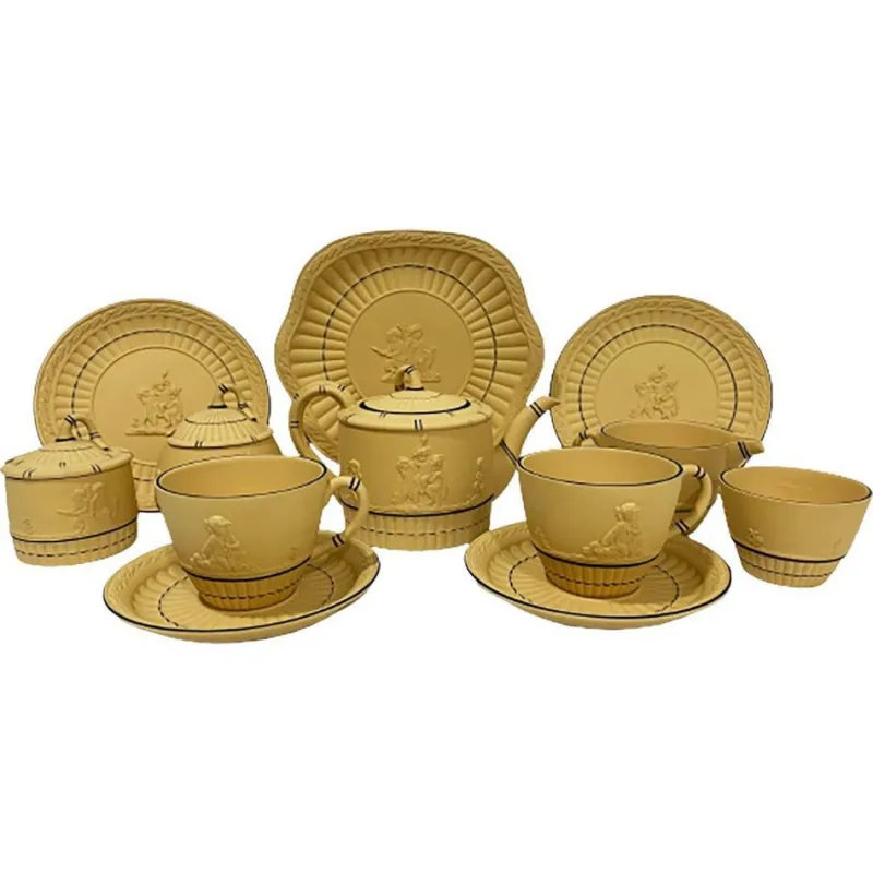 Hot Pamono Tea Service from Wedgwood, Set of 12