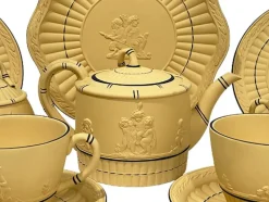 Hot Pamono Tea Service from Wedgwood, Set of 12