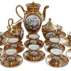 Pamono Tea Service in Porcelain, 1949, Set of 15> Coffee & Tea Service
