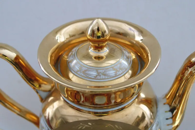 Pamono Tea Service in Porcelain, 1949, Set of 15> Coffee & Tea Service