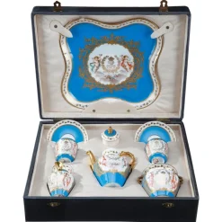 Discount Pamono Tea Service Set from Sevres and Château Des Tuileries, Set of 8