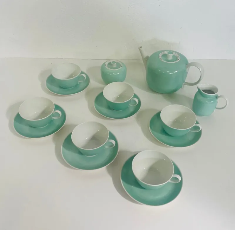 Pamono Tea Set by Giovanni Gariboldi for Richard Ginori, 1930s> Dinnerware Accessories