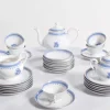 Sale Pamono Tea Set in Portuguese Porcelain from Vista Alegre, 1920, Set of 38