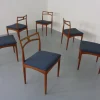 Pamono Teak & Kvadrat Hallingdal Model 94 Dining Chairs by Johannes Andersen for Christian Linneberg, 1960s, Set of 6> Side Chairs & Dining Chairs