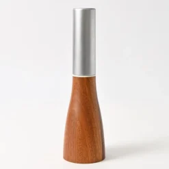 Best Pamono Teak and Aluminium Salt Mill by Georg Fontana for Bodum, 2000s