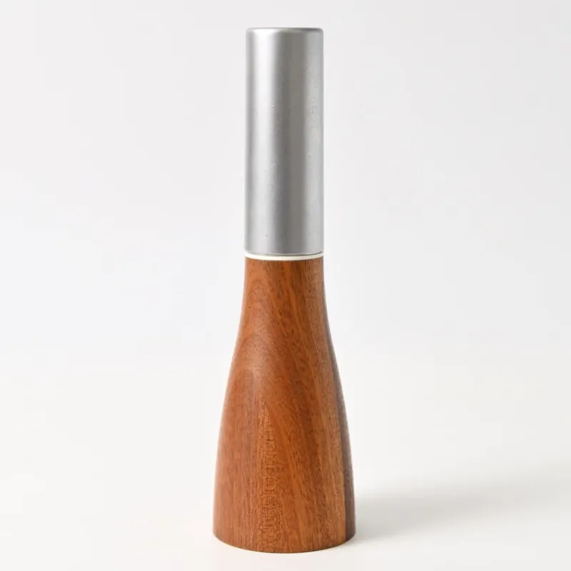 Best Pamono Teak and Aluminium Salt Mill by Georg Fontana for Bodum, 2000s