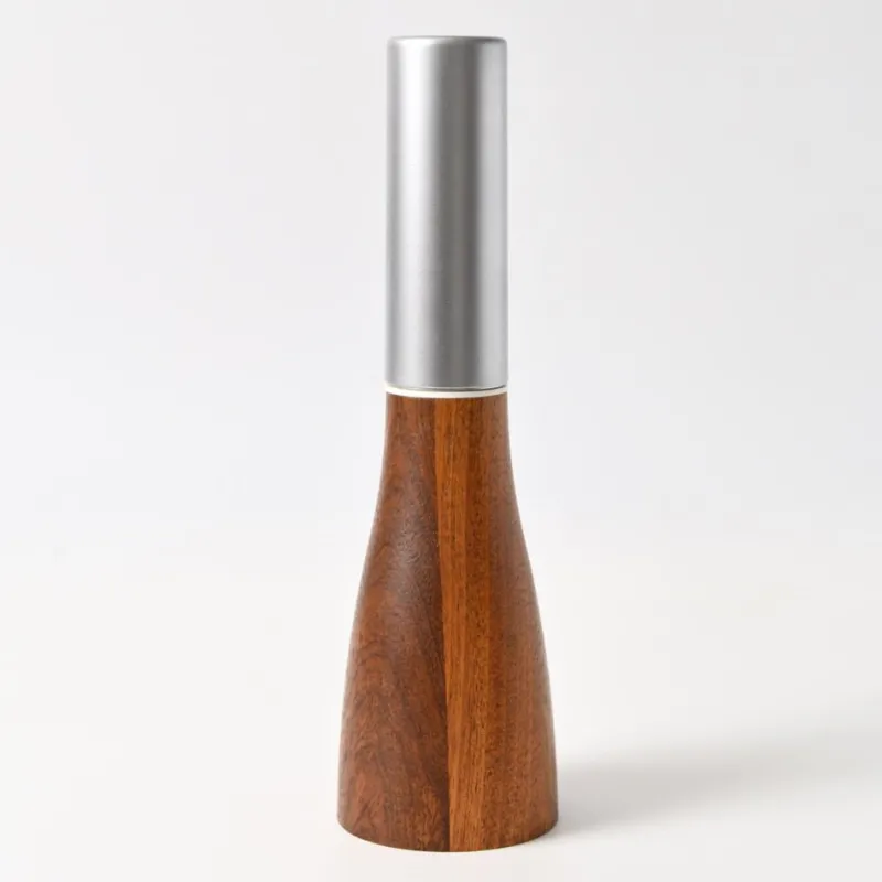 Best Pamono Teak and Aluminium Salt Mill by Georg Fontana for Bodum, 2000s