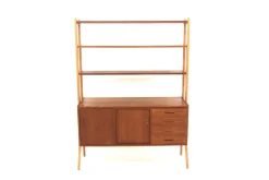 Pamono Teak and Beech Secretary, Sweden, 1960s> Secretaires
