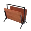 Outlet Pamono Teak and Black Magazine Rack by Cees Braakman for Pastoe, 1950s