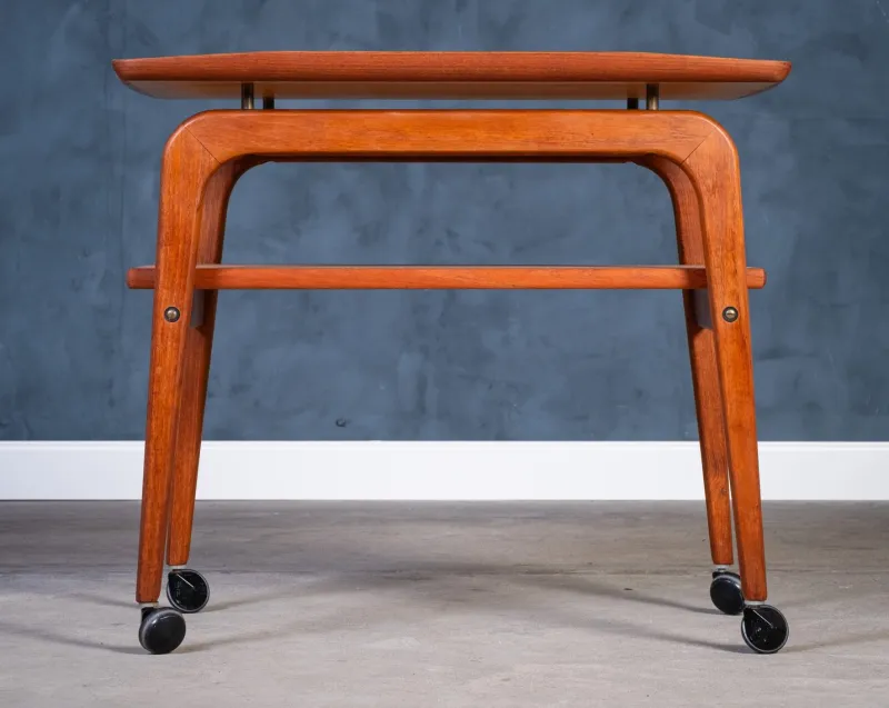 Outlet Pamono Teak Bar Cart by Arne Hovmand-Olsen for Mogens Kold, 1960s