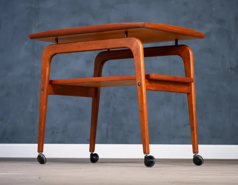 Outlet Pamono Teak Bar Cart by Arne Hovmand-Olsen for Mogens Kold, 1960s