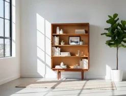 Sale Pamono Teak Bookcase by Børge Mogensen for Søborg Møbelfabrik, 1960s