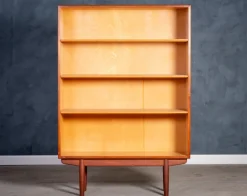 Sale Pamono Teak Bookcase by Børge Mogensen for Søborg Møbelfabrik, 1960s