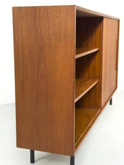 Pamono Teak Cabinet with Sliding Door from WK Möbel, 1960s><noscript><img width=