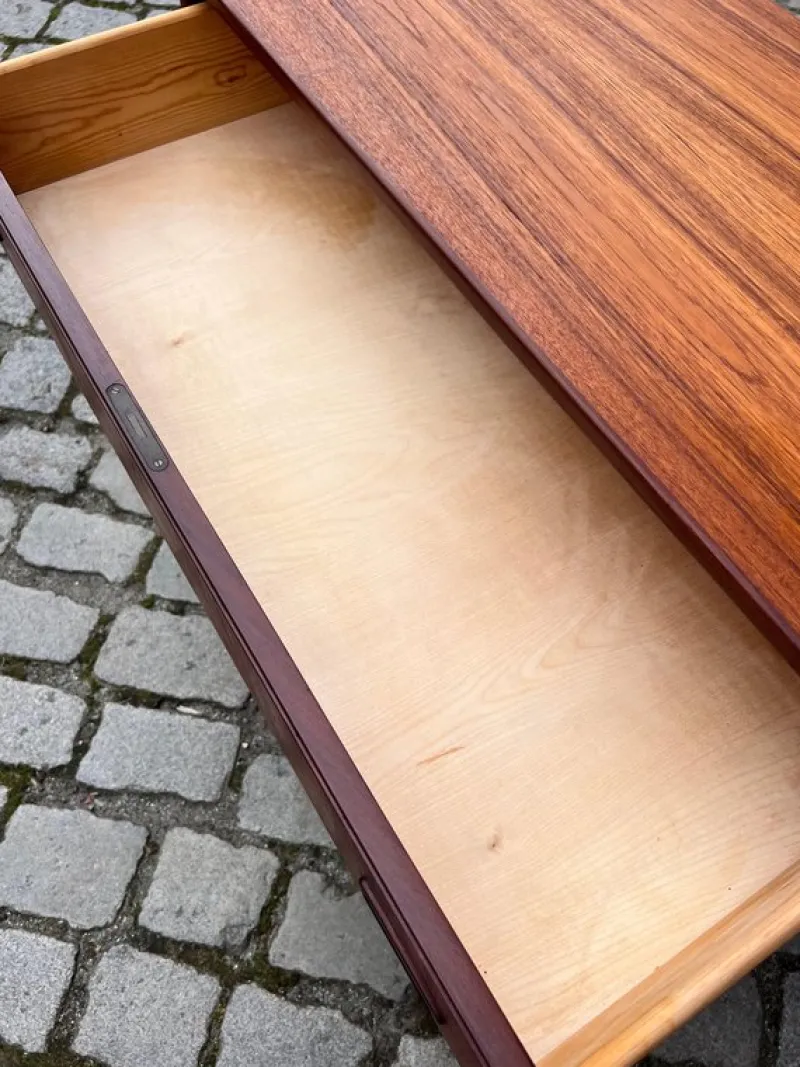 Outlet Pamono Teak Chest of Drawers, Denmark