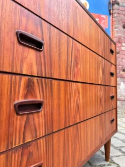Outlet Pamono Teak Chest of Drawers, Denmark