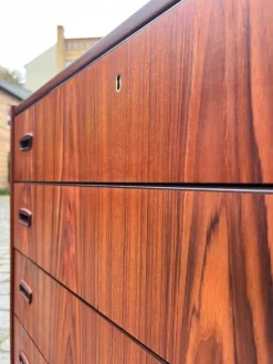 Outlet Pamono Teak Chest of Drawers, Denmark