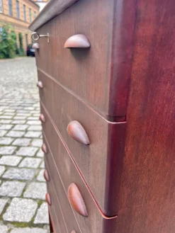 Discount Pamono Teak Chest of Drawers with Lock, Denmark