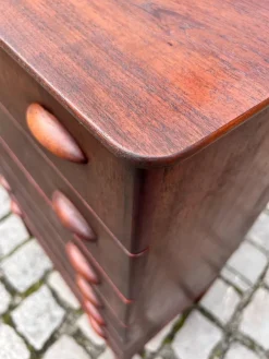 Discount Pamono Teak Chest of Drawers with Lock, Denmark