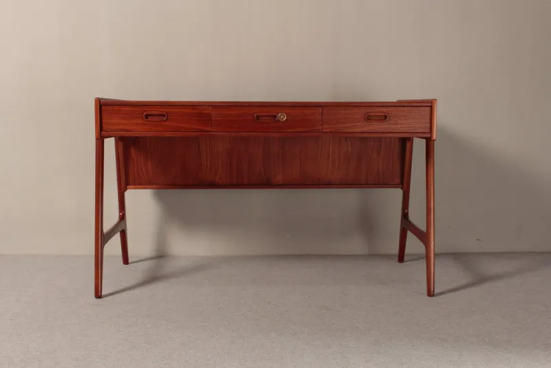 New Pamono Teak Desk by Arne Wahl Iversen for O.M.F., 1960s