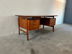 Pamono Teak Desk by Gunni Omann for Omann Jun, 1960s> Desks