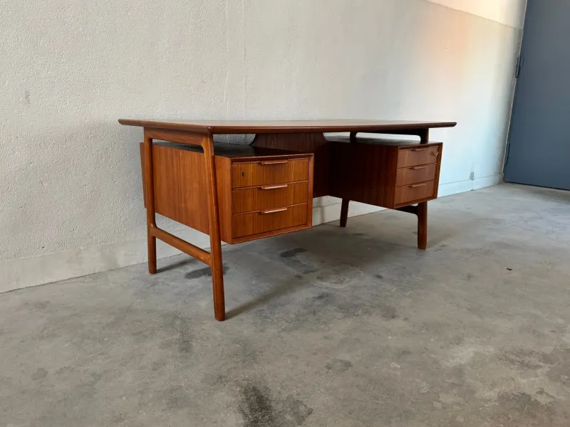 Pamono Teak Desk by Gunni Omann for Omann Jun, 1960s> Desks