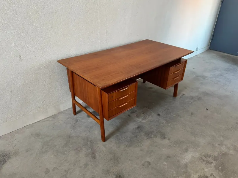 Pamono Teak Desk by Gunni Omann for Omann Jun, 1960s> Desks