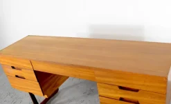 Online Pamono Teak Desk by Gunther Hoffstead for Uniflex, 1960s