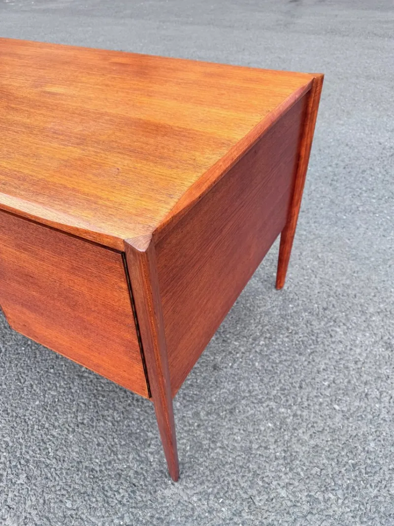 Hot Pamono Teak Desk from Wilhelm Renz, 1960s