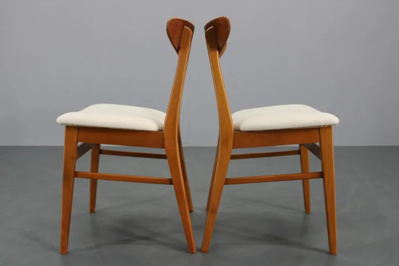 Pamono Teak Dining Chairs from Fastrup, Denmark, 1960s, Set of 5> Side Chairs & Dining Chairs