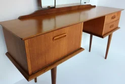 Hot Pamono Teak Dressing Table with Mirror, 1960s