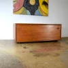 Pamono Teak Hifi Lowboard, Denmark, 1960s