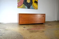 Pamono Teak Hifi Lowboard, Denmark, 1960s