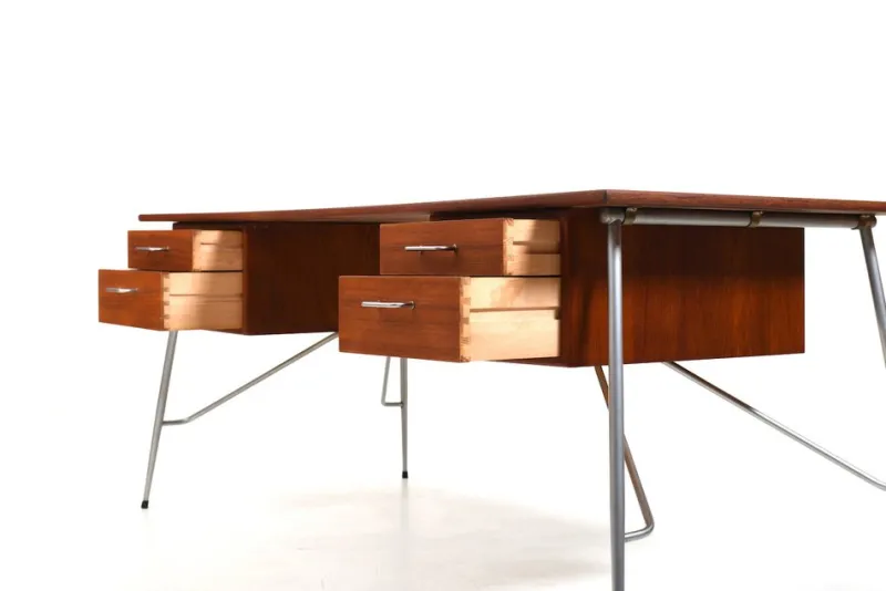 Sale Pamono Teak Model 202 Desk by Børge Mogensen, 1950s
