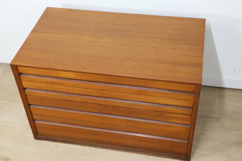 Pamono Teak Module Cabinet for Bookcase from Poul Cadovius, 1960s> Cabinets & Wardrobes