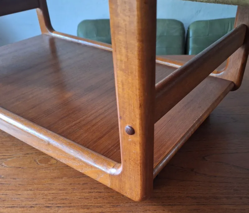 Pamono Teak Multifunction Serving Bar Cart, Denmark 1960s> Serving Bar Carts & Trolleys